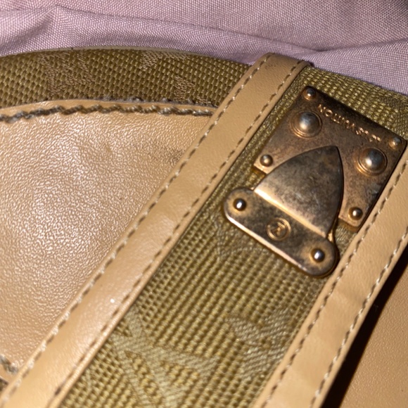 Louis Vuitton Canvas Denim Kitten Heels - Picture 5 of 5